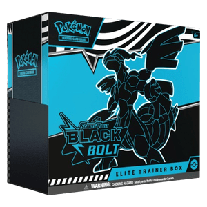 Pokémon TCG Black Bolt Elite Trainer Box met booster packs en exclusieve accessoires