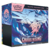 Chaos Rising Elite Trainer Box van de Pokémon TCG met booster packs en exclusieve accessoires