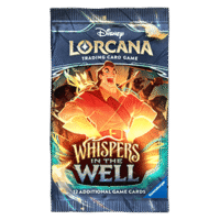 Disney Lorcana Whispers in the Well Booster Pack met 12 kaarten en kans op zeldzame Disney kaarten