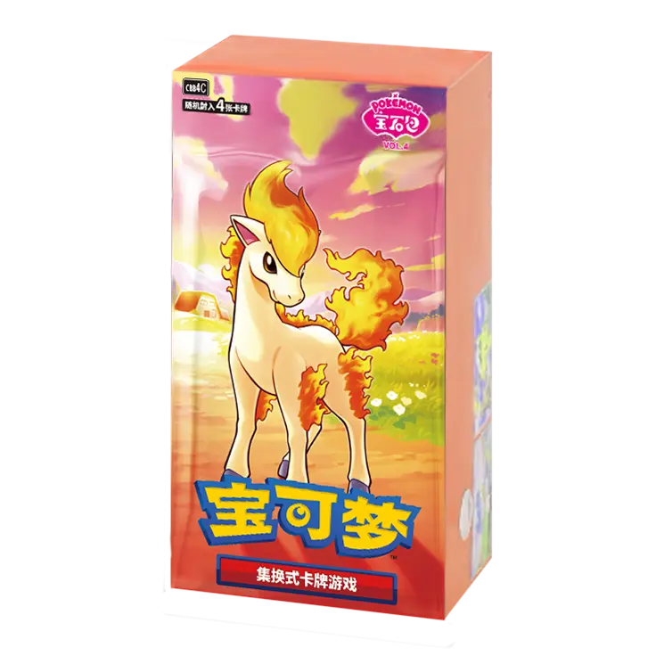 Gem Pack Vol. 4 Booster Box met exclusieve Chinese Pokémon kaarten en premium holo artwork