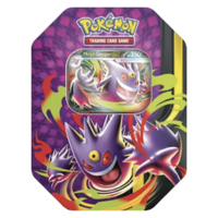 Pokémon TCG Mega Moonlit Tin met exclusieve Mega Gengar ex promo kaart en booster packs
