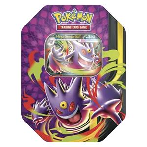Pokémon TCG Mega Moonlit Tin met exclusieve Mega Gengar ex promo kaart en booster packs