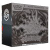 Pitch Black Elite Trainer Box van de Pokémon TCG met booster packs, promo kaart en exclusieve accessoires