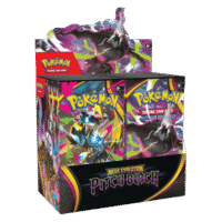 Pitch Black Booster Box uit de Pokémon TCG met 36 booster packs en kans op Mega Evolution Pokémon ex