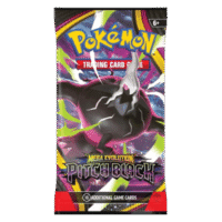 Pitch Black Booster Pack uit de Pokémon TCG met kans op Mega Evolution Pokémon ex en zeldzame kaarten