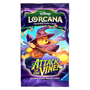 Disney Lorcana Attack of the Vine Booster Pack met 12 kaarten en kans op Legendary en Enchanted kaarten
