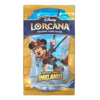 Disney Lorcana Into the Inklands Booster Pack met 12 kaarten en kans op Legendary en Enchanted kaarten